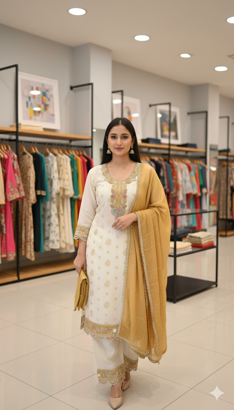 La Radi | Soft Net Lehenga Choli | Embroidered Intricate Beads Work